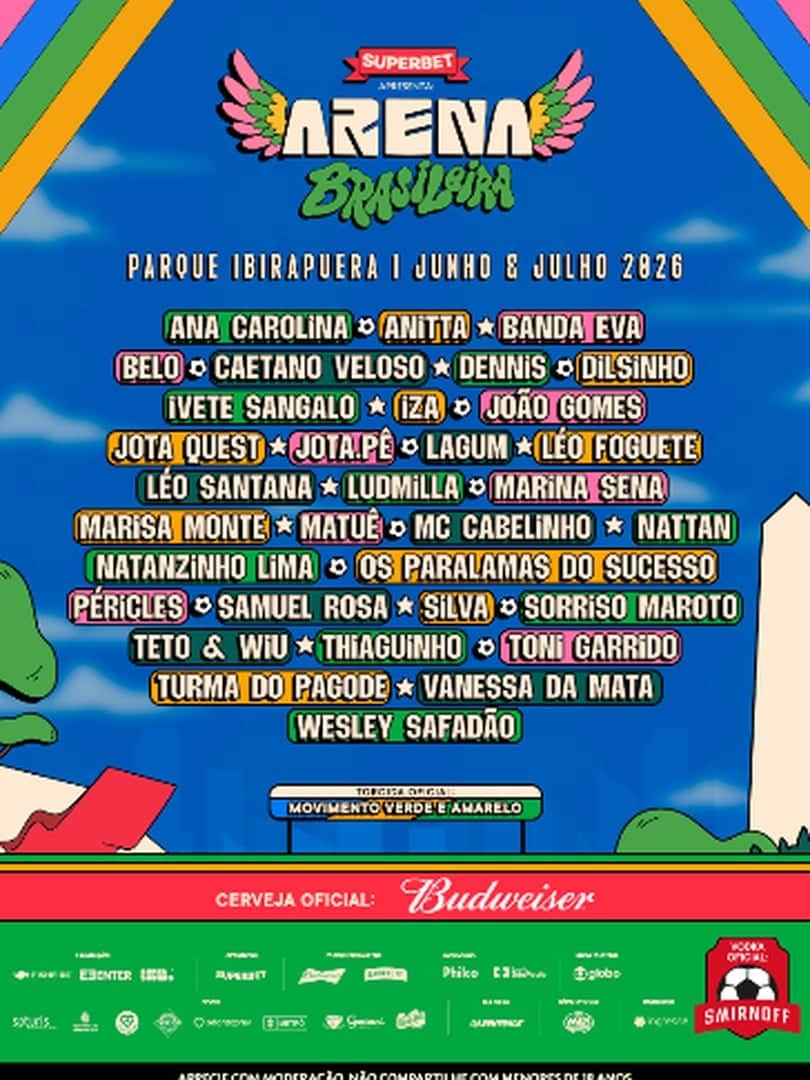 Poster do evento Arena Brasileira