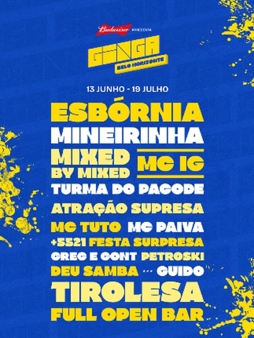 Poster do evento Ginga BH