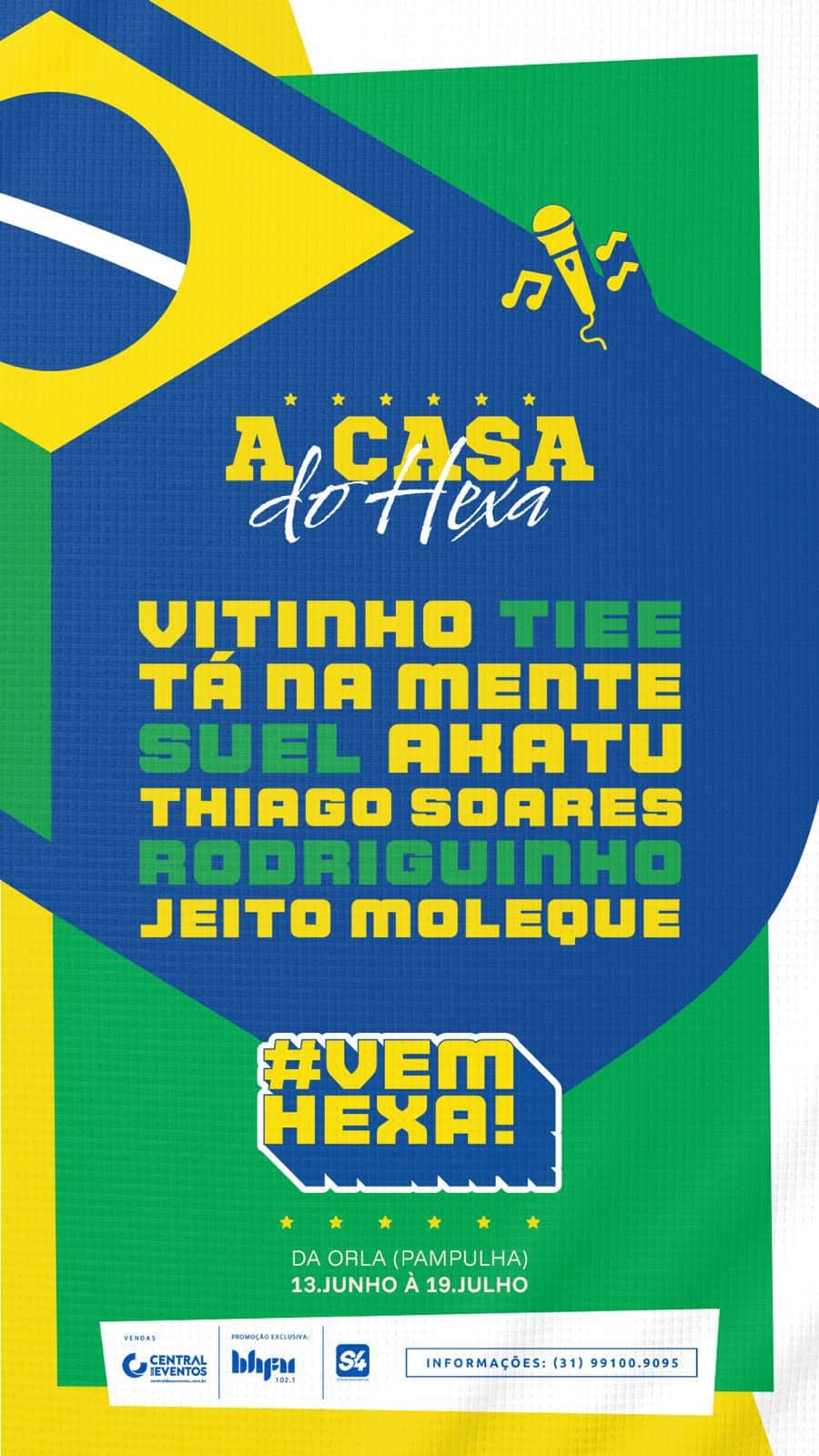 Poster do evento A Casa do Hexa