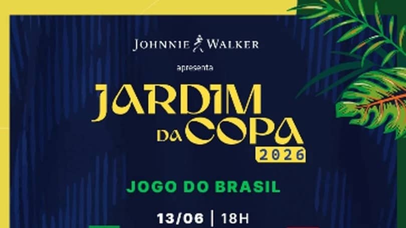 Poster do evento JARDIM DA COPA 2026 - by Johnnie Walker em Selvagem, São Paulo, SP