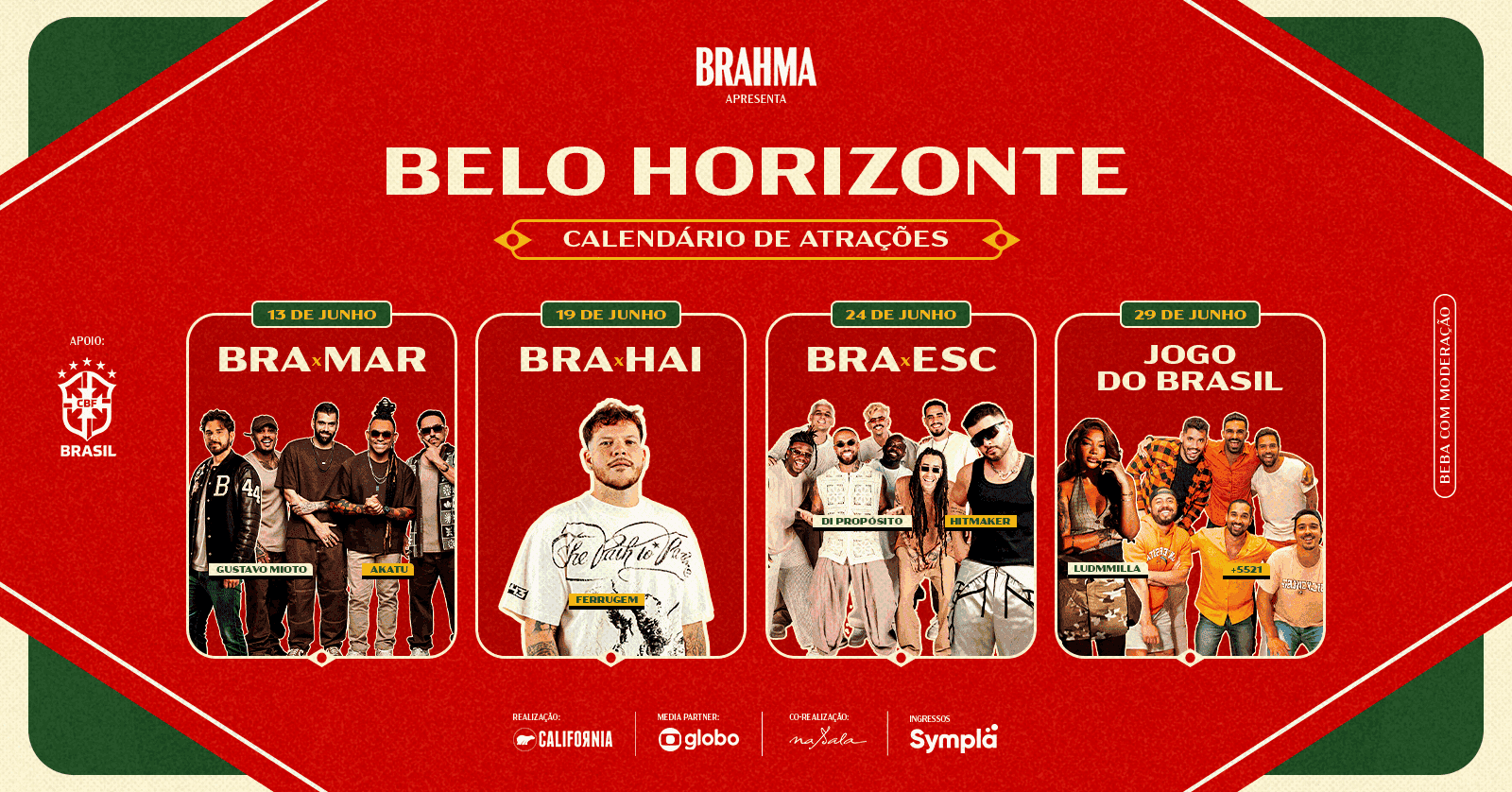 Poster do evento Arena Nº1 em Belo Horizonte em Mineirinho, Belo Horizonte, MG