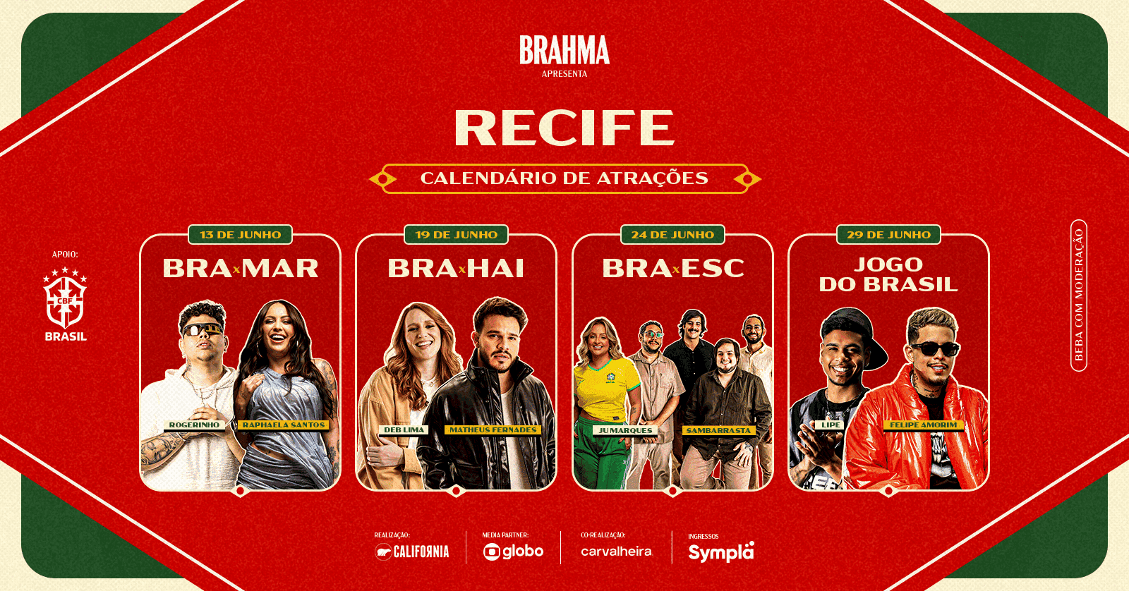 Poster do evento Arena Nº1 em Recife em Parque Dona Lindu, Recife, PE